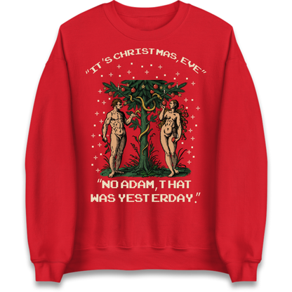 Adam & Eve Christmas Jumper Jumper