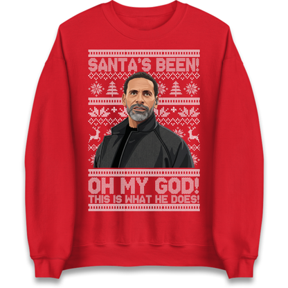 Steve Rio Ferdinand Christmas Jumper