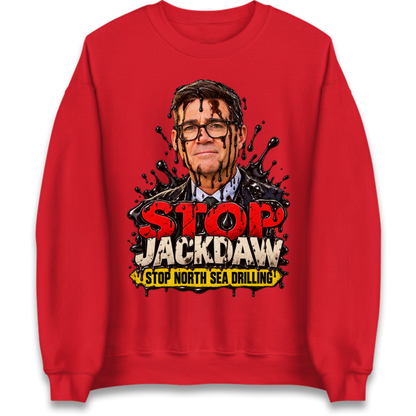 Stop Jackdaw Stop North Sea Drilling Andy Burnham Jumper