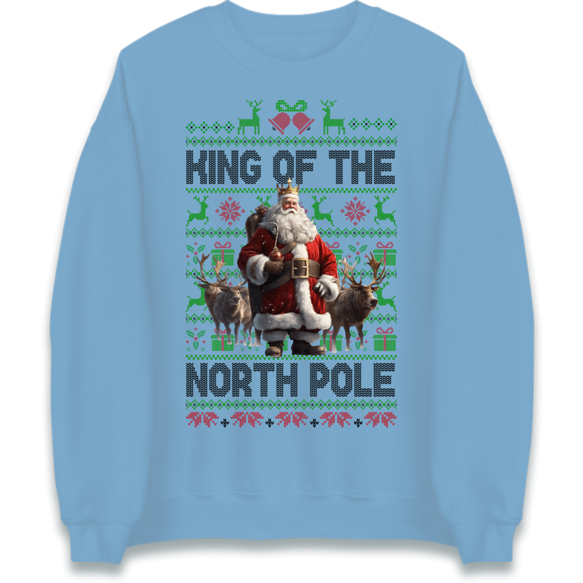 King Santa Christmas Jumper