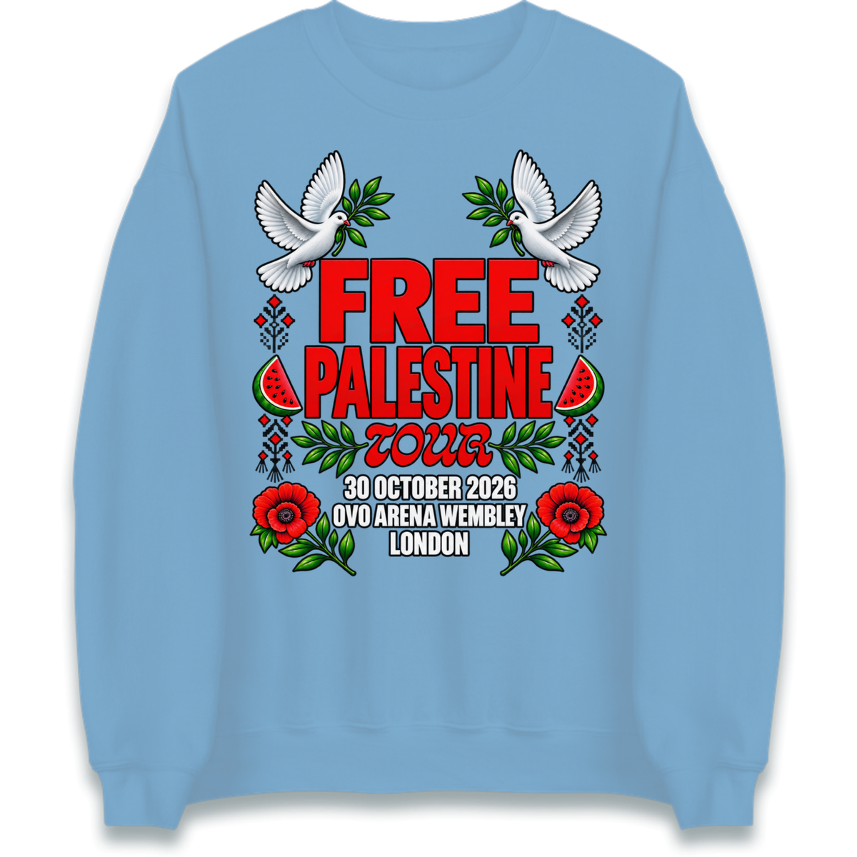 Macklemore and Friends Free Palestine Tour London 2026 Jumper