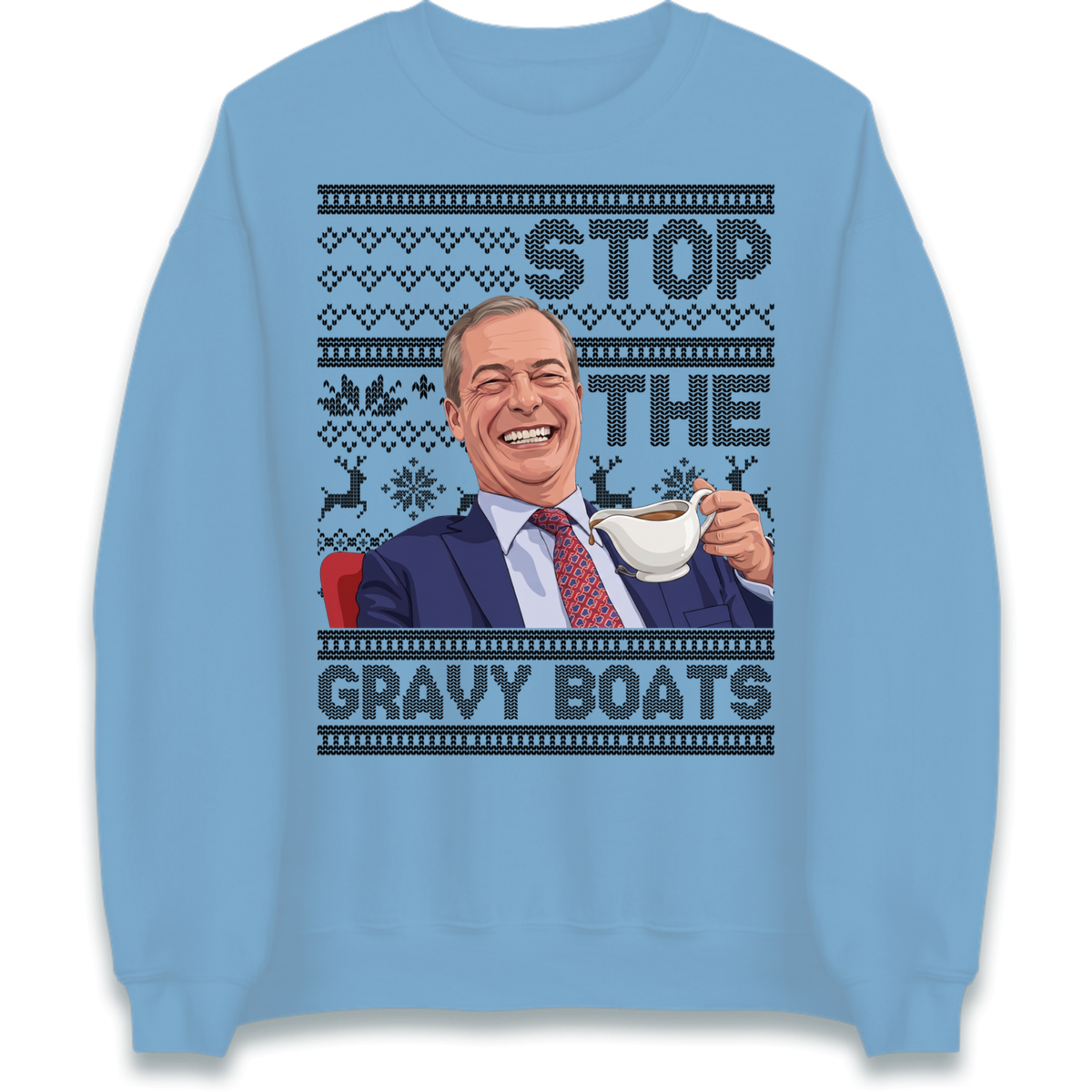 Satirical Festive Top Jumper