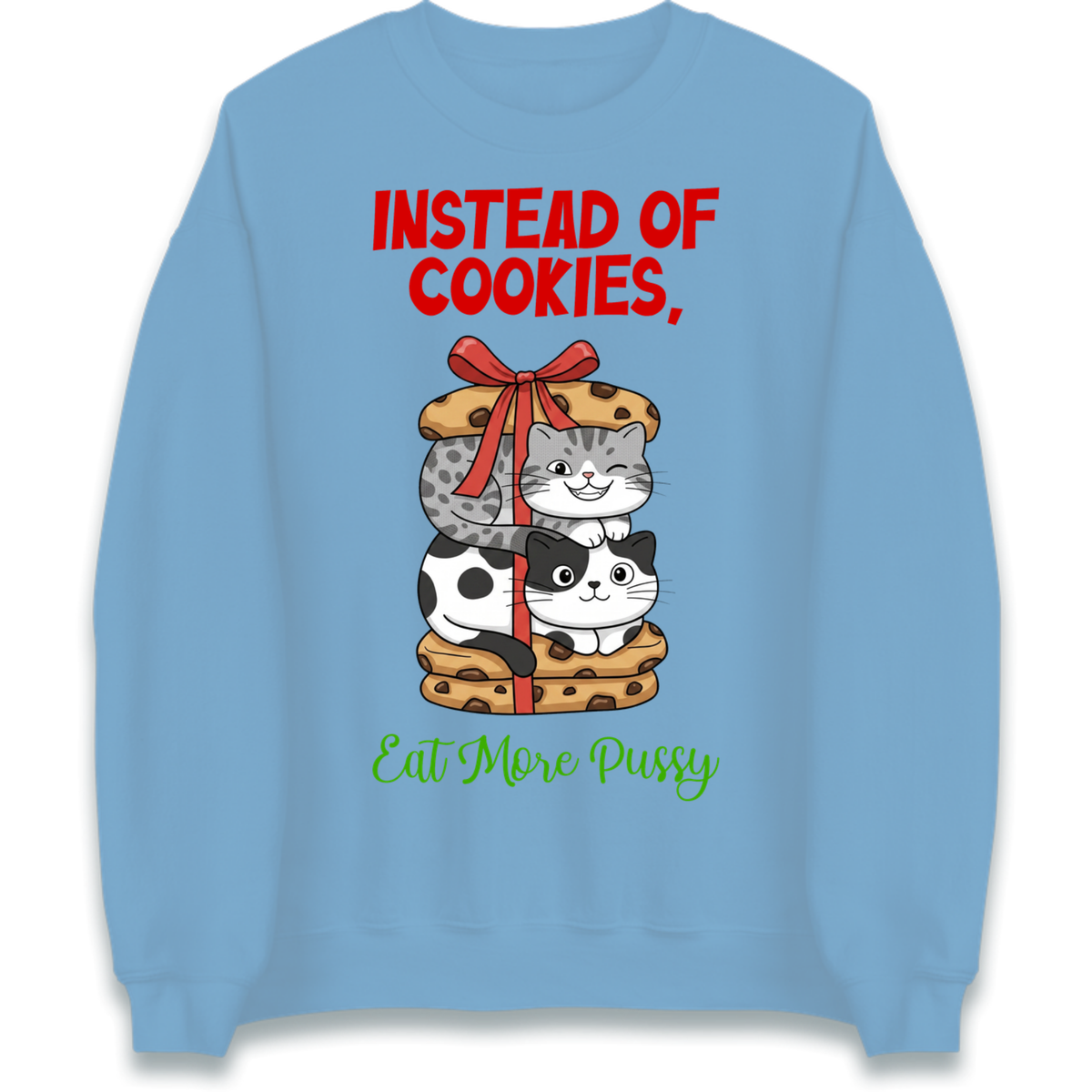 Cheeky Cat Slogan Jumper
