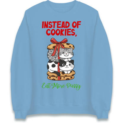 Cheeky Cat Slogan Jumper