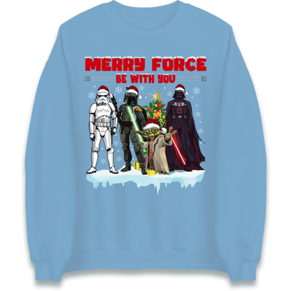 Merry Force Be With You Christmas Jumper