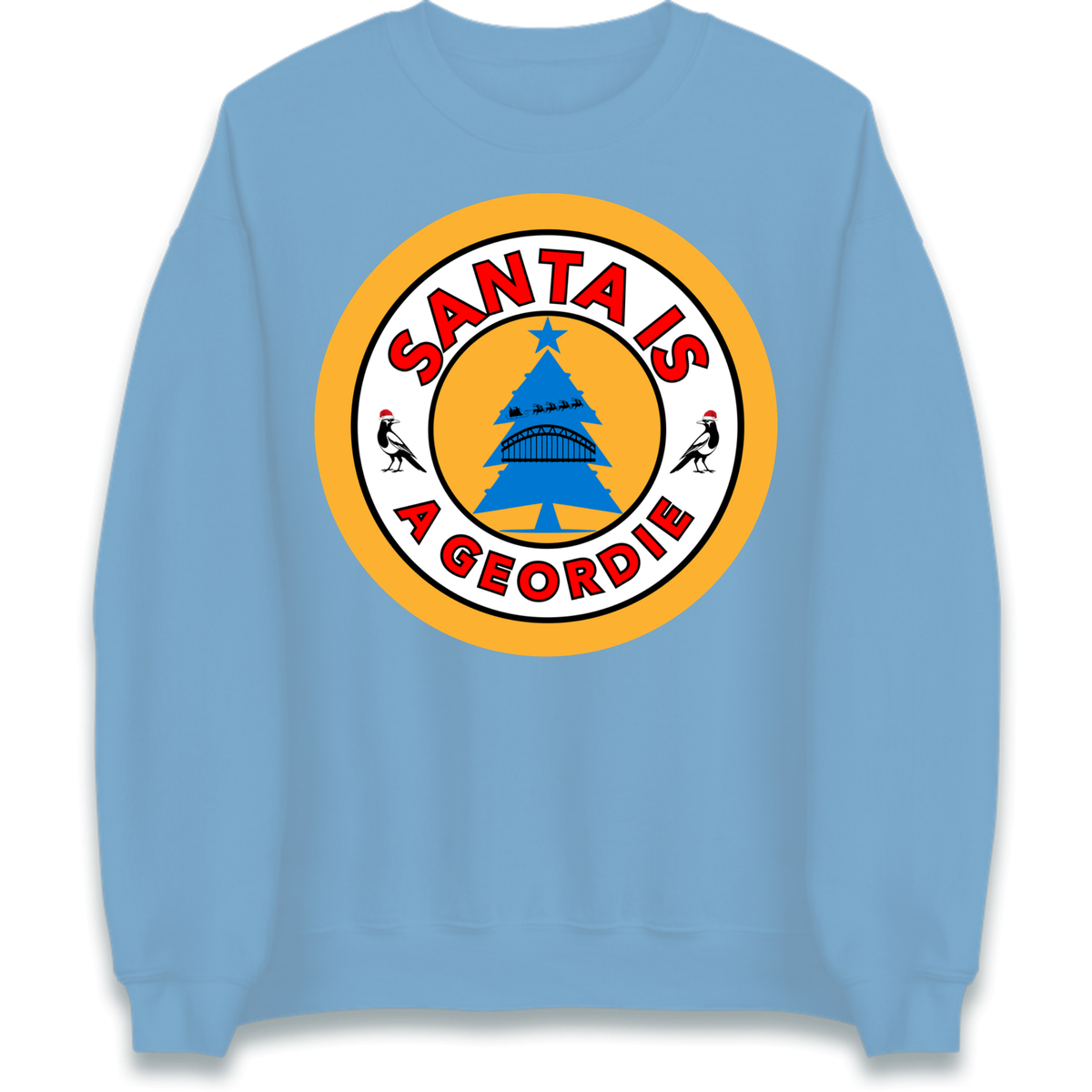 Geordie Santa  Christmas Jumper