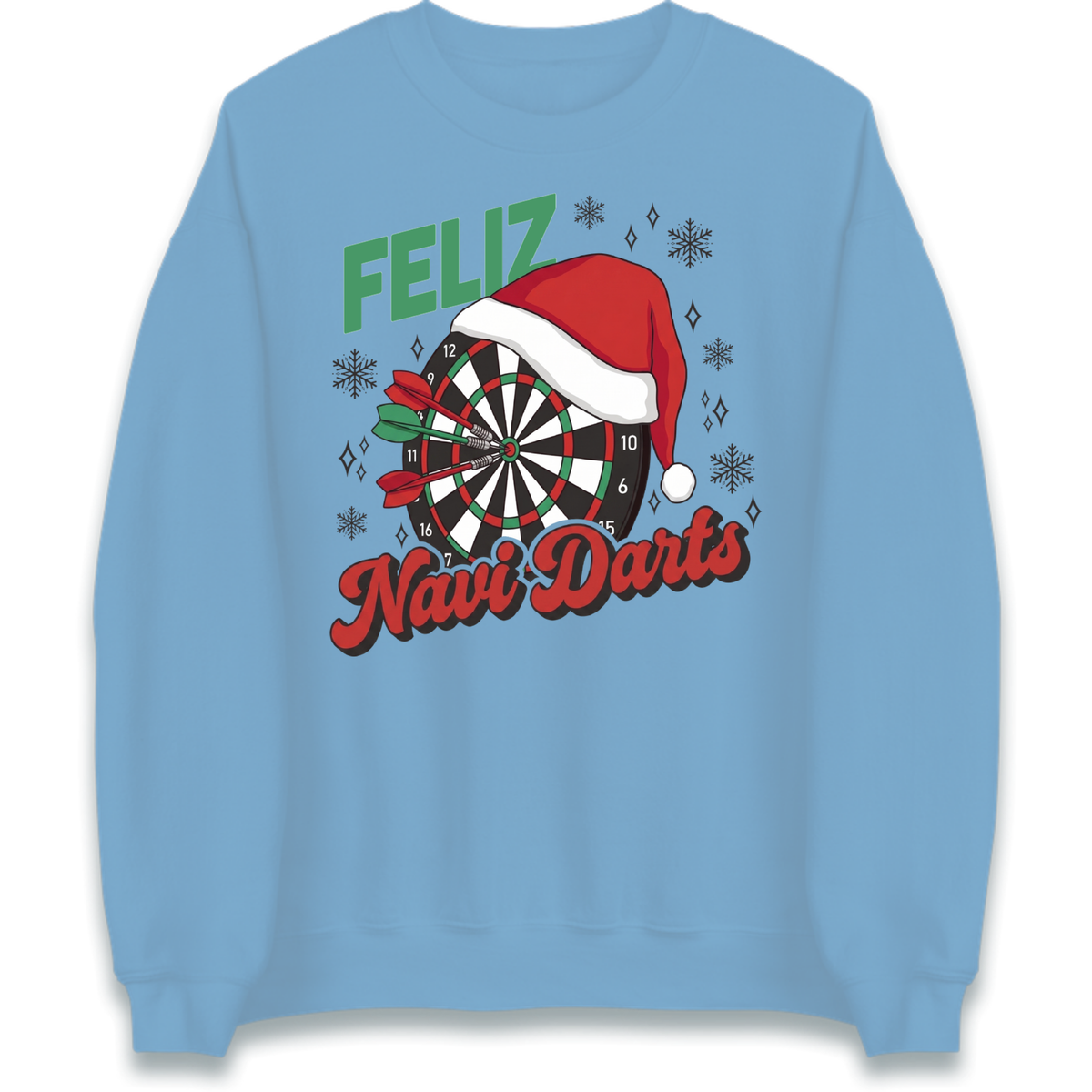Feliz Navidarts Adult Jumper - Christmas Darts Design