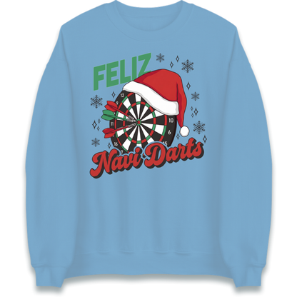 Feliz Navidarts Adult Jumper - Christmas Darts Design