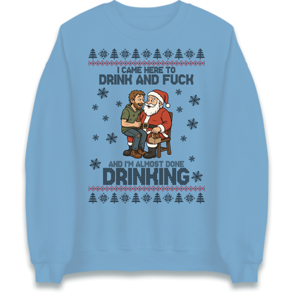 Rude Santa Graphic Jumper