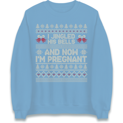 Pregnant At Christmas Jumper