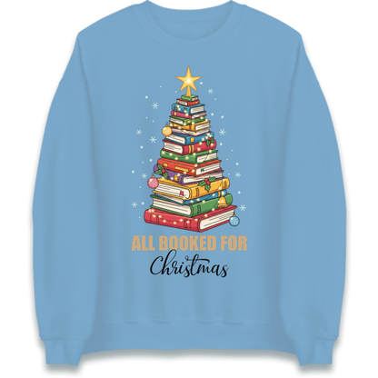 Book Tree Christmas Jumper