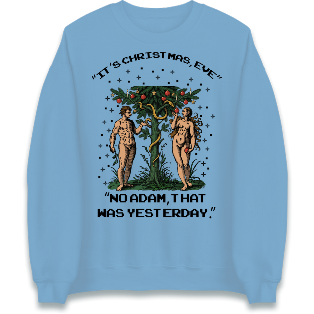 Adam & Eve Christmas Jumper Jumper