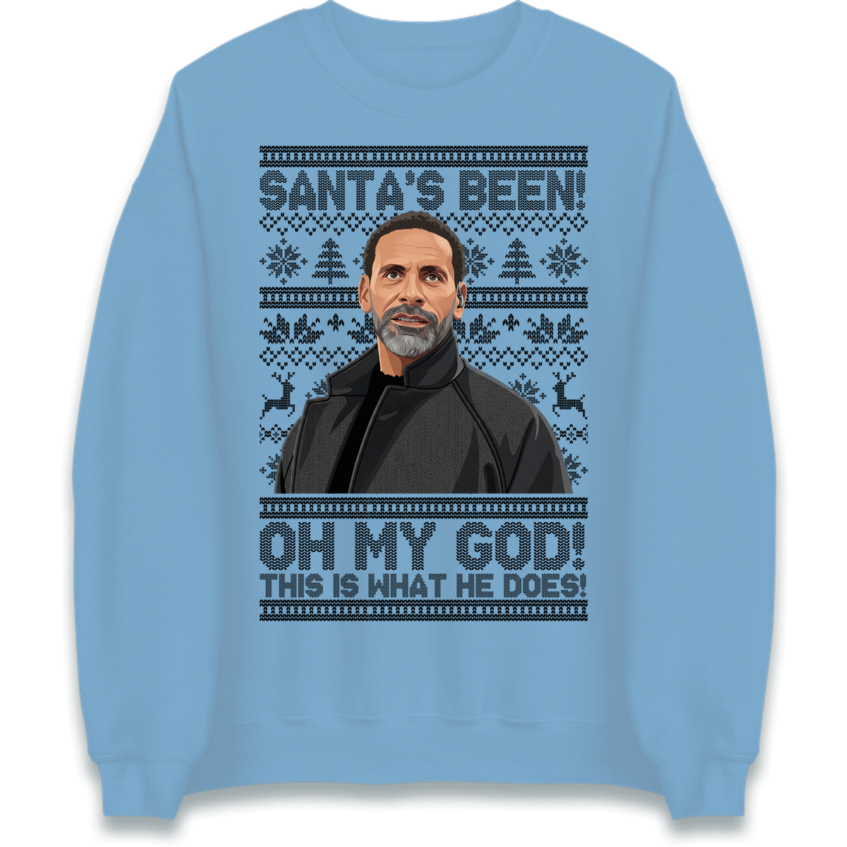 Steve Rio Ferdinand Christmas Jumper
