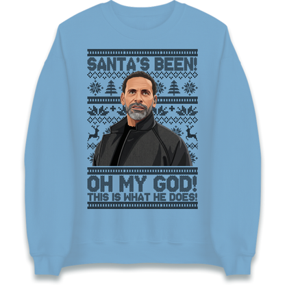 Steve Rio Ferdinand Christmas Jumper