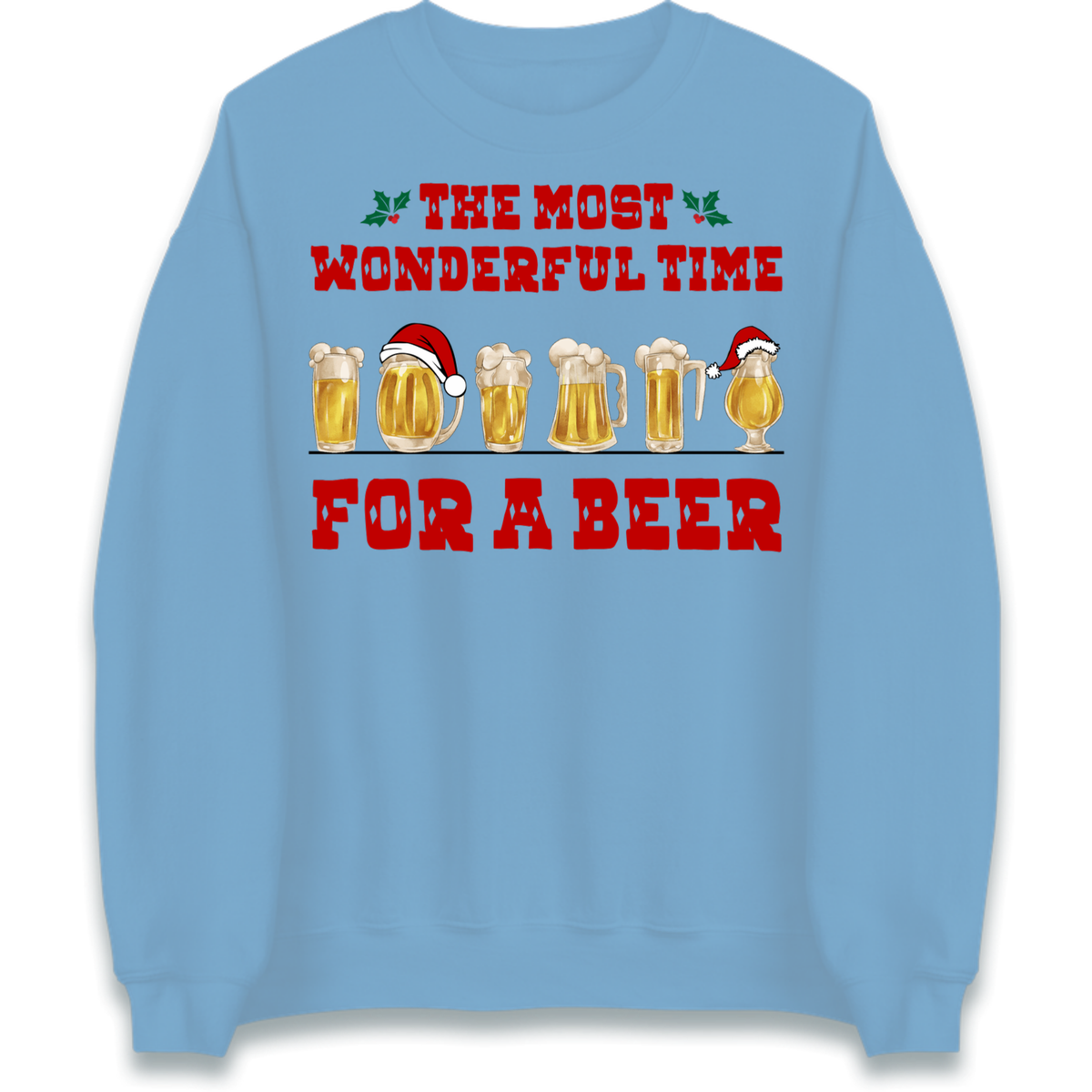 Festive Pint Graphic Jumper