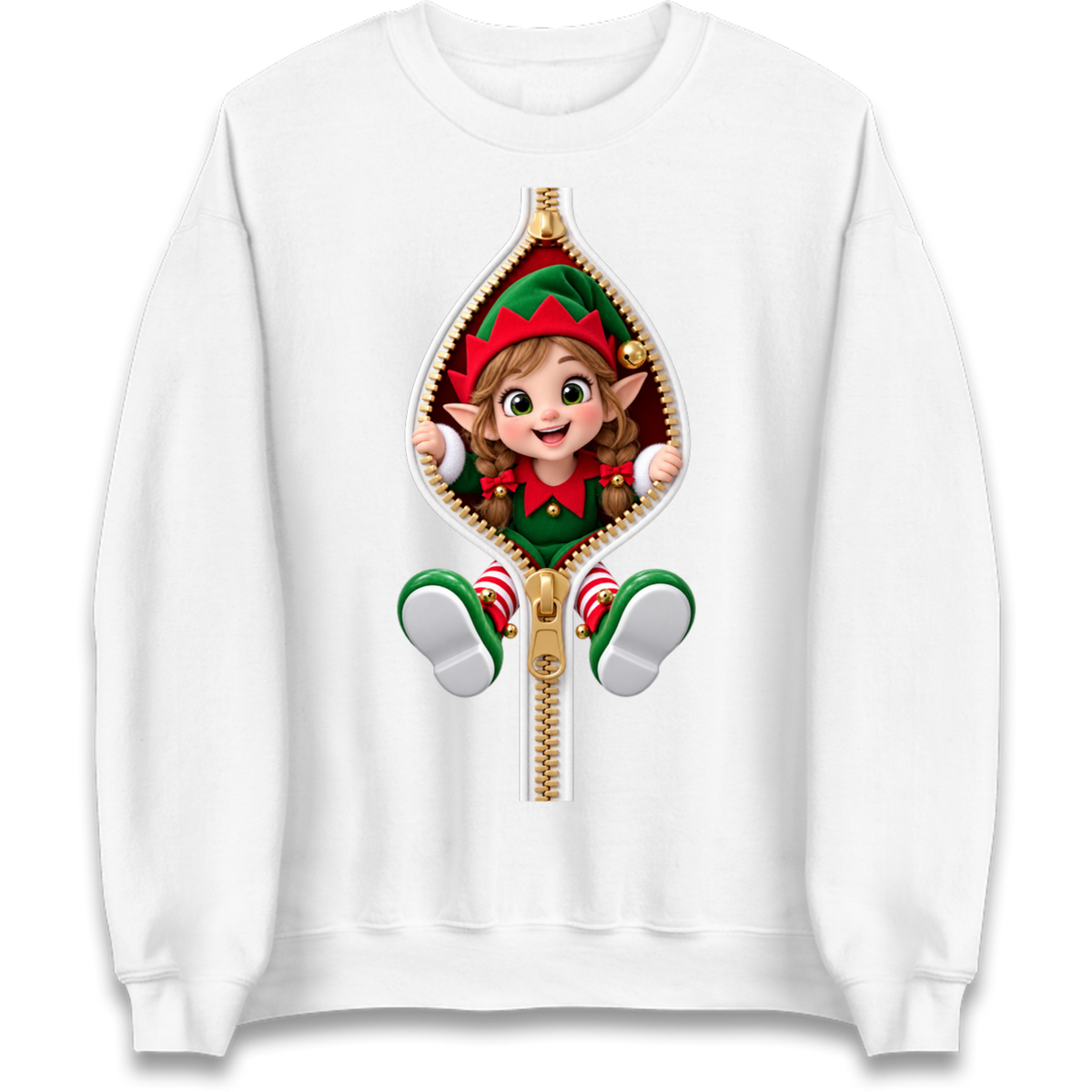 Elf Christmas Jumper Jumper
