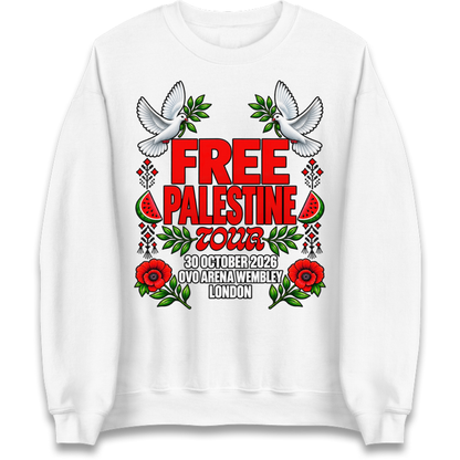 Macklemore and Friends Free Palestine Tour London 2026 Jumper