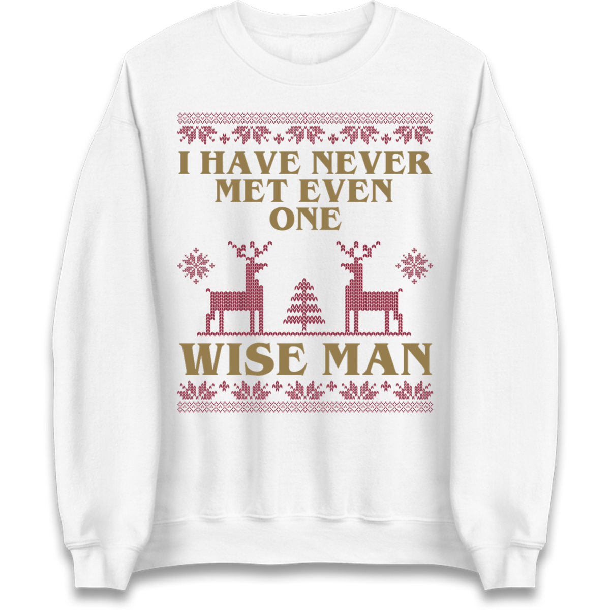 Retro Festive Graphic Jumper