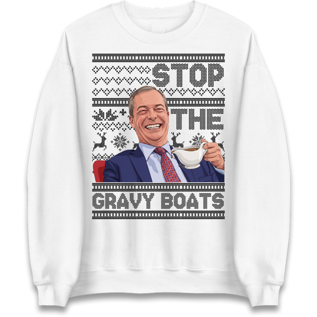 Satirical Festive Top Jumper