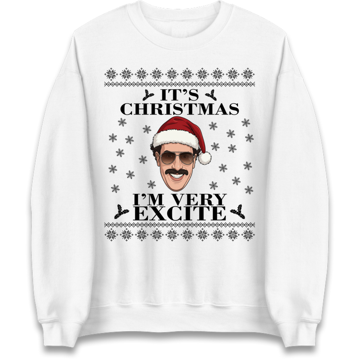 I Very Excite Christmas Jumper