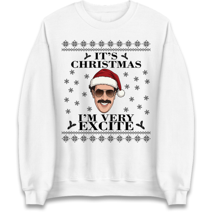 I Very Excite Christmas Jumper