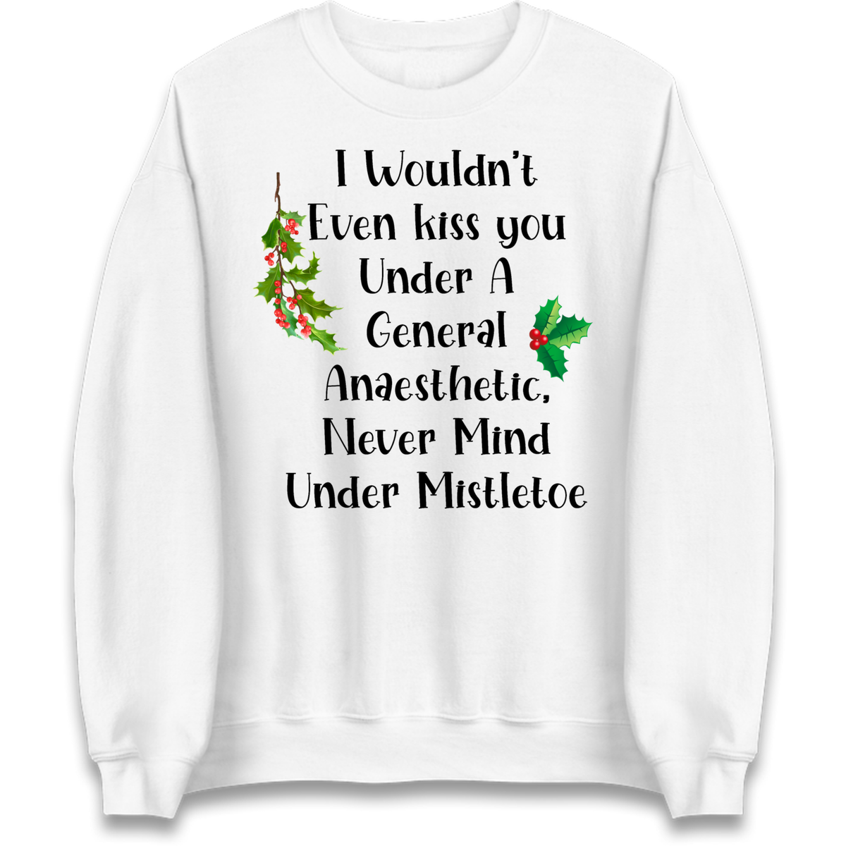 Cheeky Festive Slogan Jumper