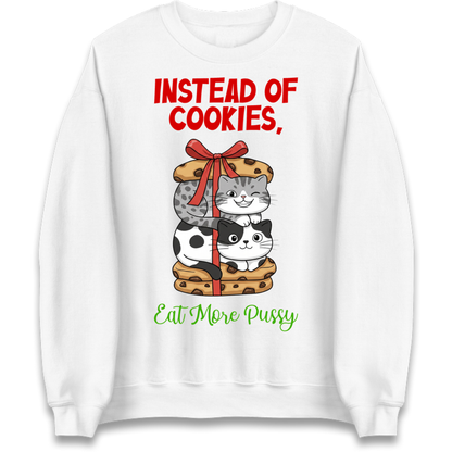 Cheeky Cat Slogan Jumper
