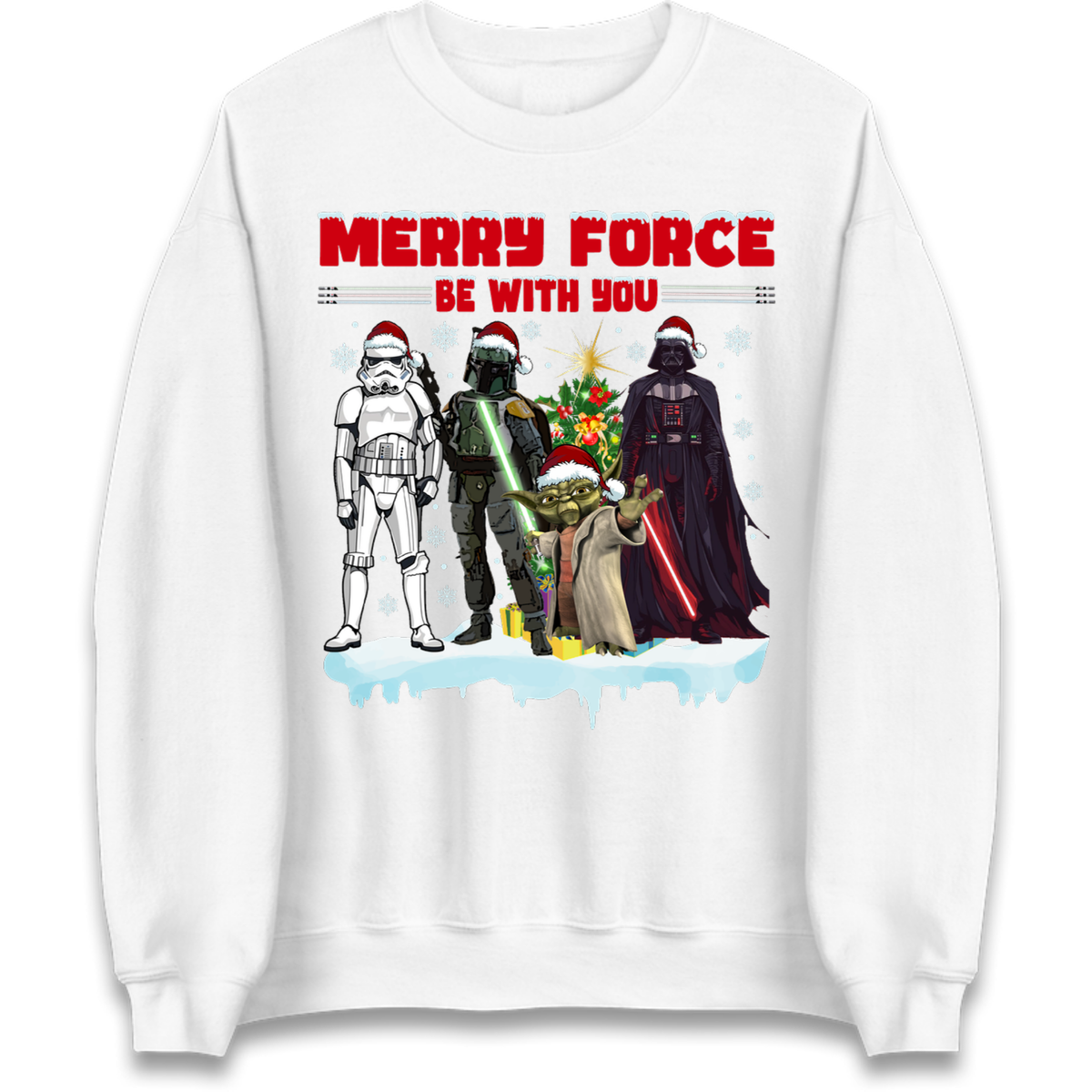 Merry Force Be With You Christmas Jumper