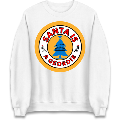 Geordie Santa  Christmas Jumper