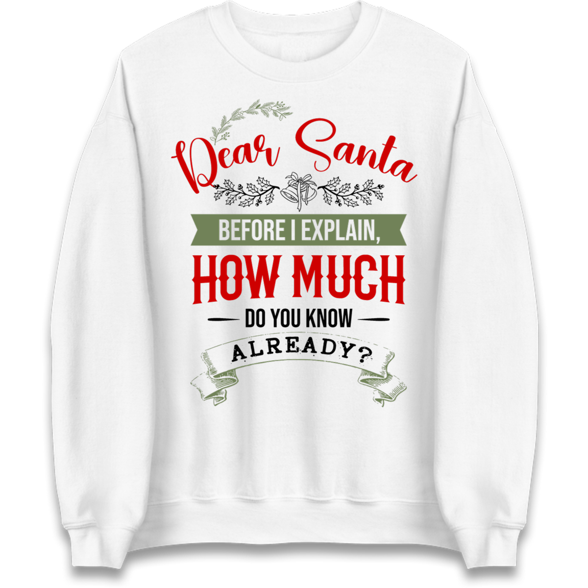 naughty christmas outfit Jumper