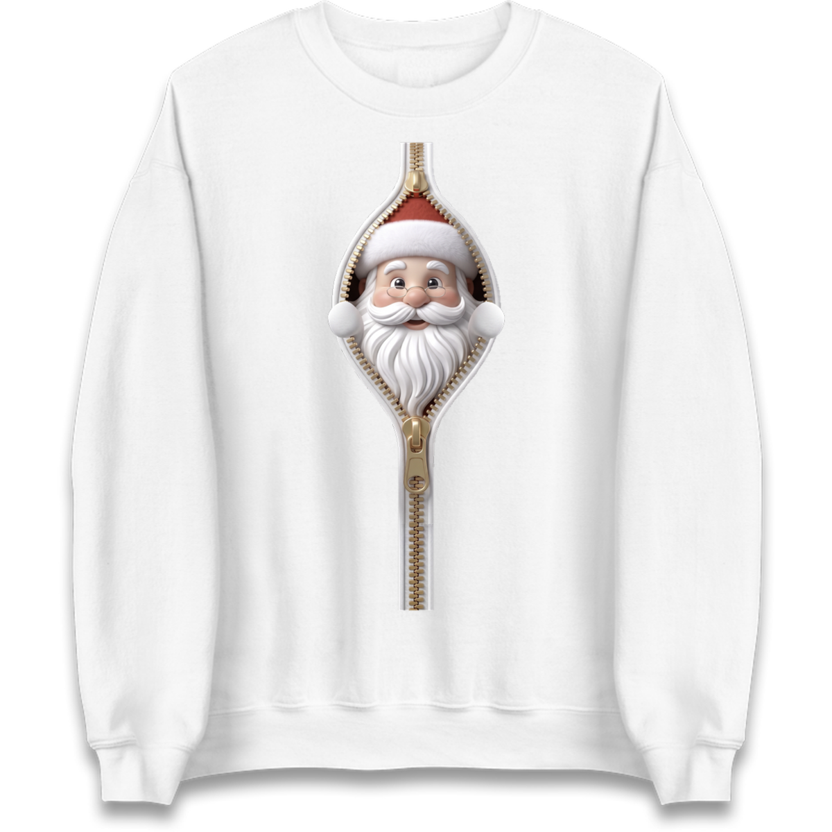 Santa Face Novelty Jumper