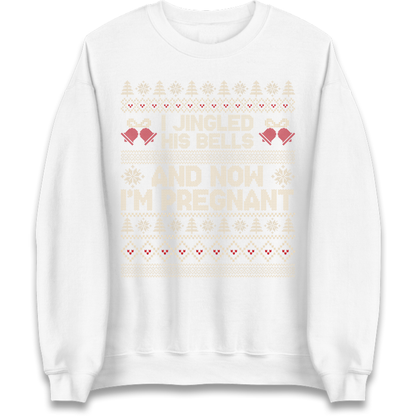 Pregnant At Christmas Jumper