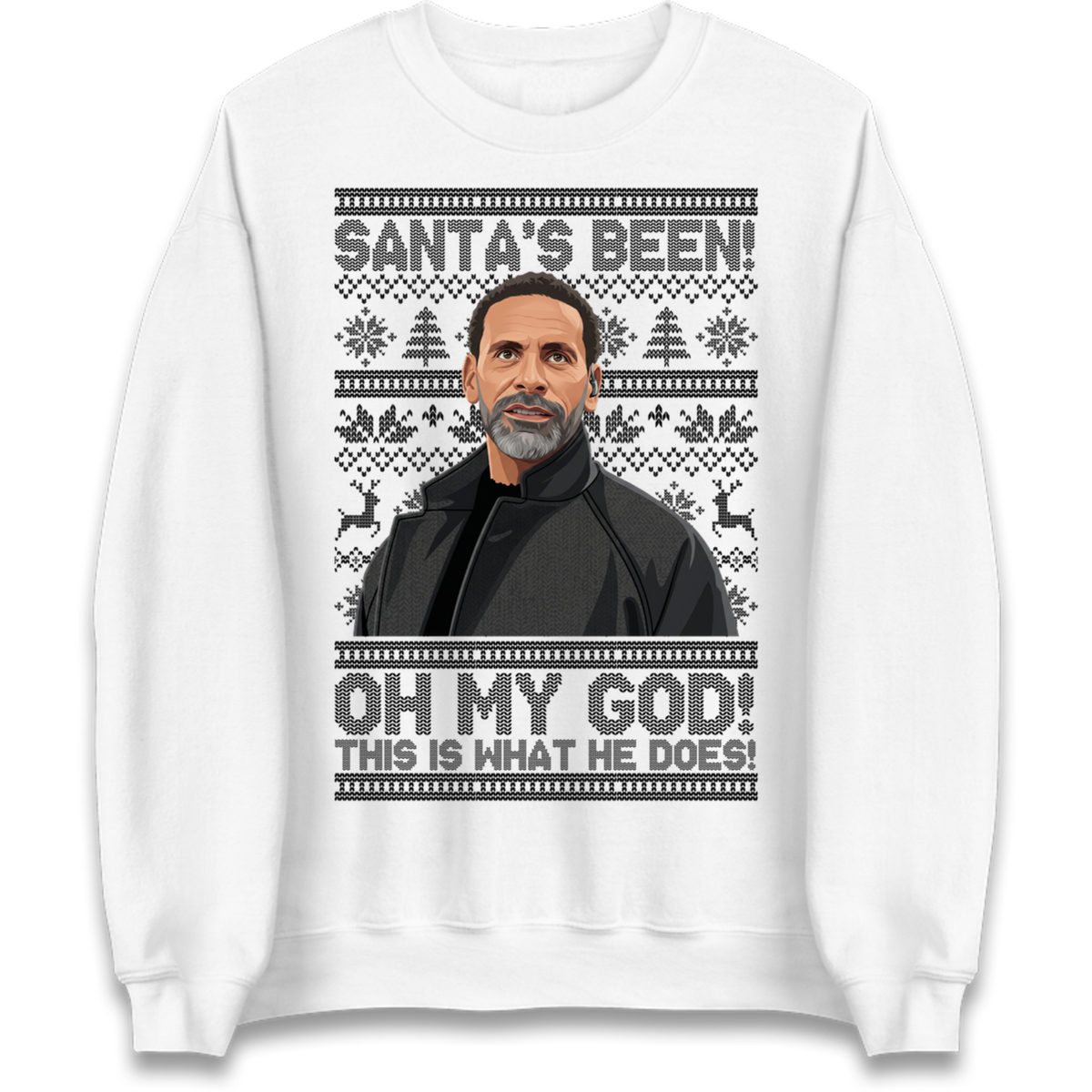 Steve Rio Ferdinand Christmas Jumper