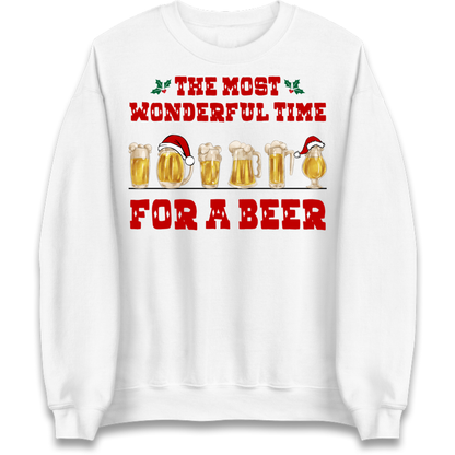 Festive Pint Graphic Jumper