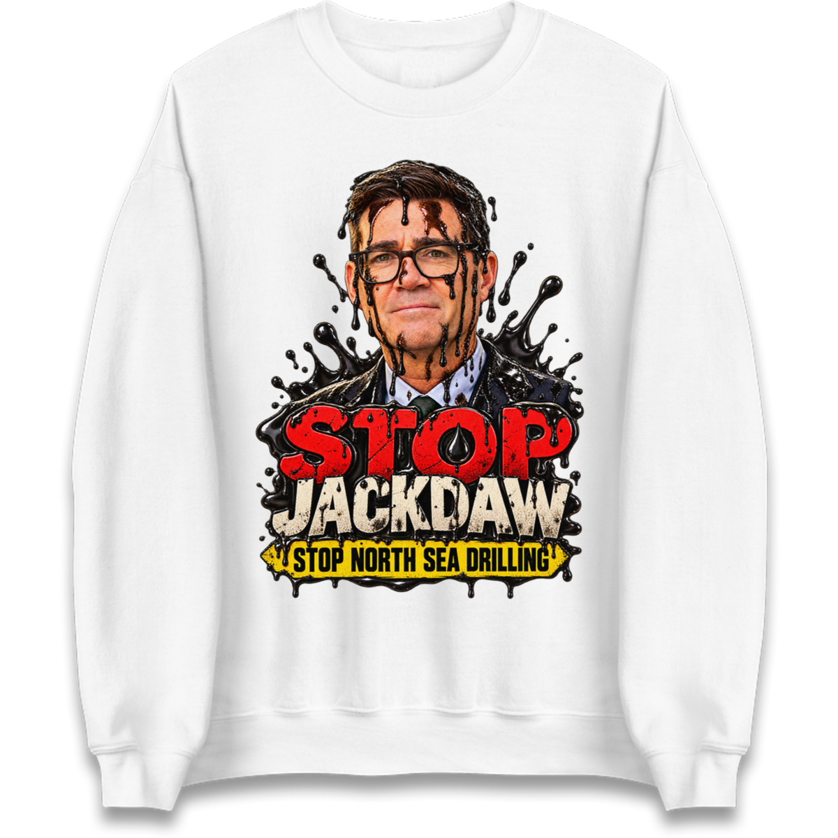 Stop Jackdaw Stop North Sea Drilling Andy Burnham Jumper