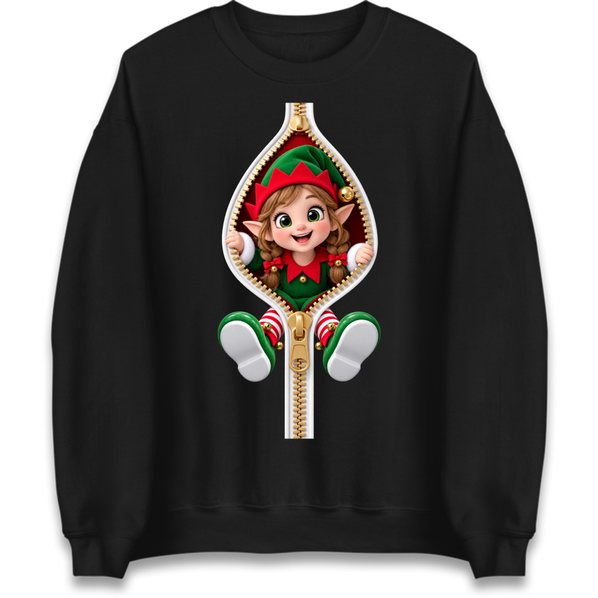Elf Christmas Jumper Jumper