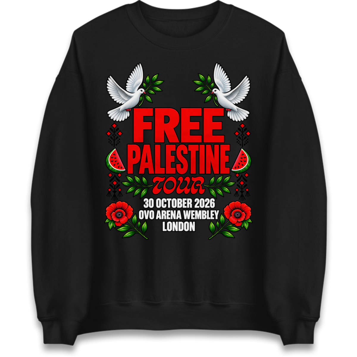 Macklemore and Friends Free Palestine Tour London 2026 Jumper