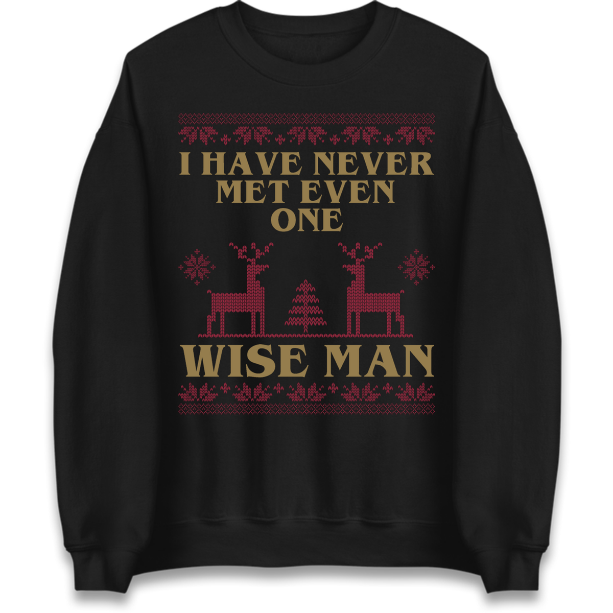 Retro Festive Graphic Jumper