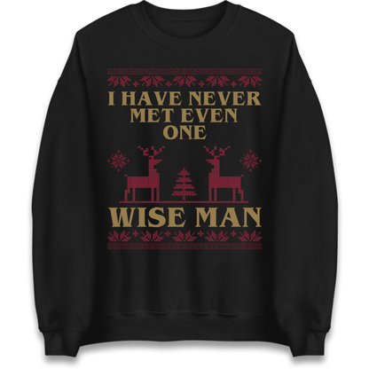 Retro Festive Graphic Jumper