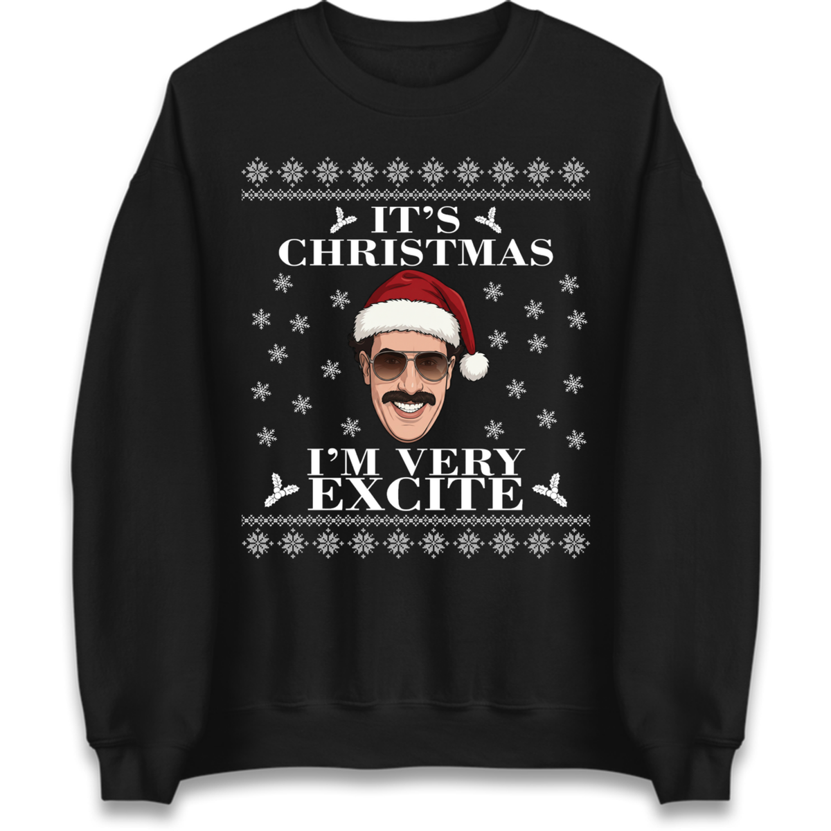 I Very Excite Christmas Jumper