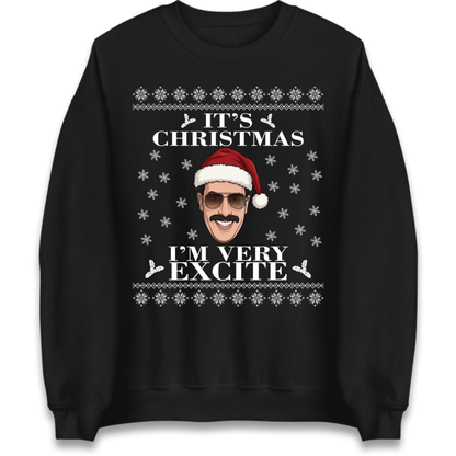 I Very Excite Christmas Jumper