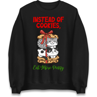 Cheeky Cat Slogan Jumper