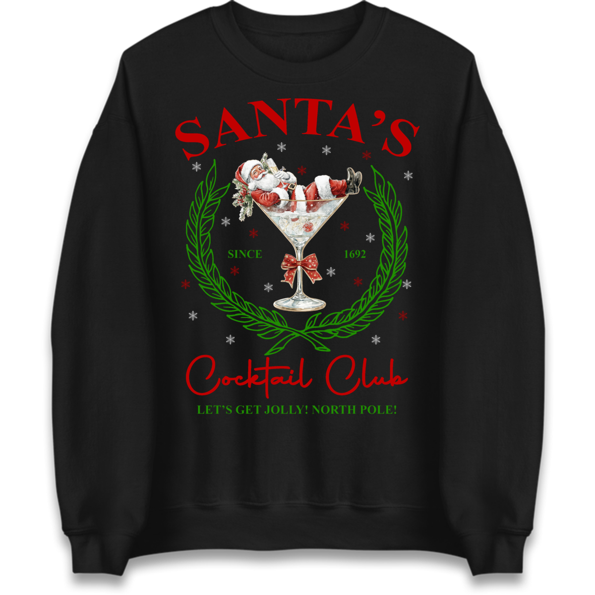 Cocktail Lover Christmas Jumper