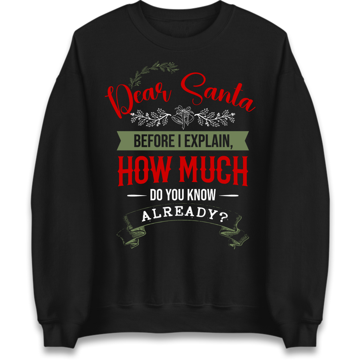 naughty christmas outfit Jumper