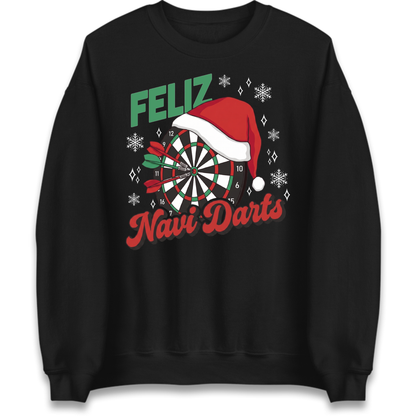Feliz Navidarts Adult Jumper - Christmas Darts Design