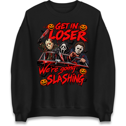 Retro Horror Movie Halloween Slasher Villains Jumper