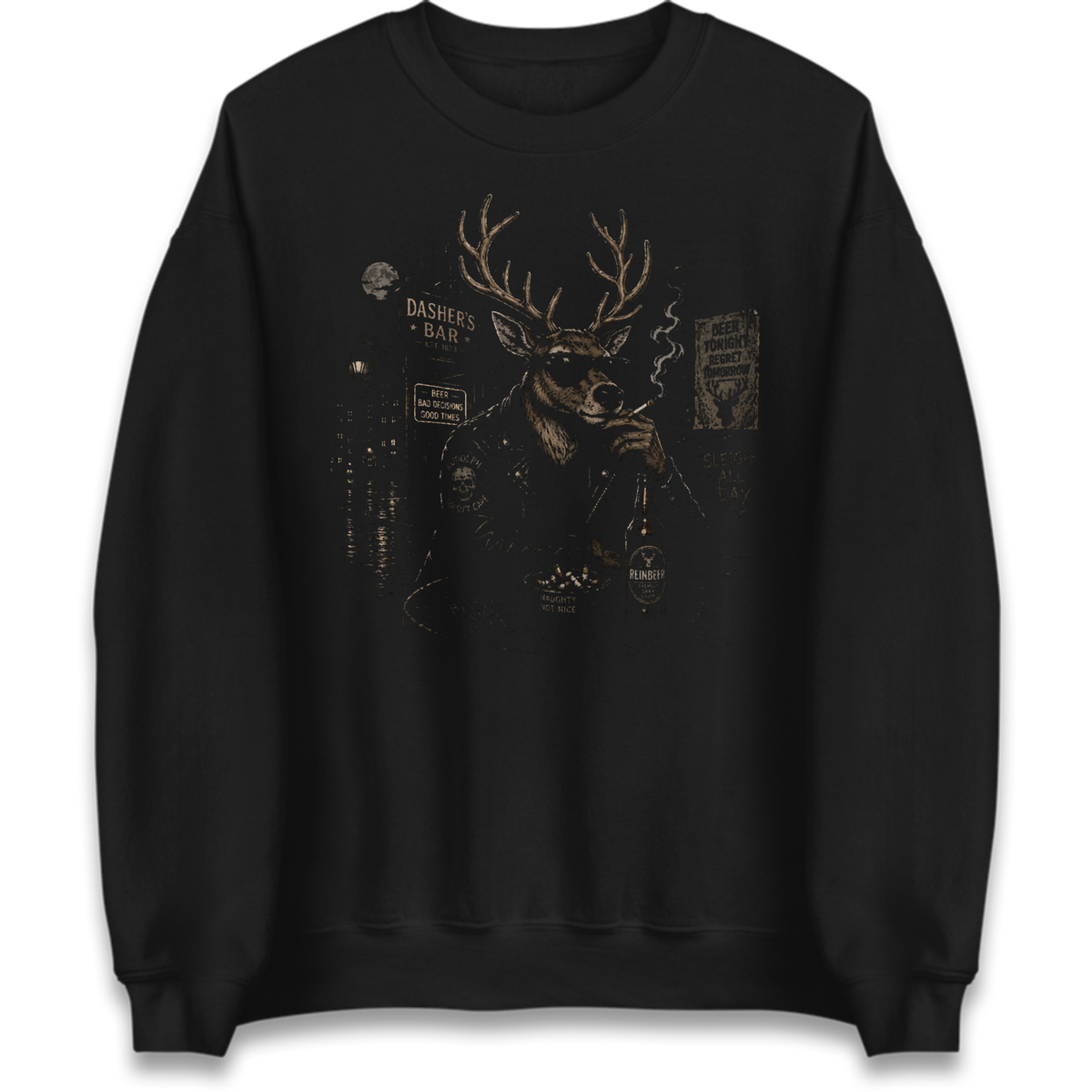 Reindeer Night Out Jumper
