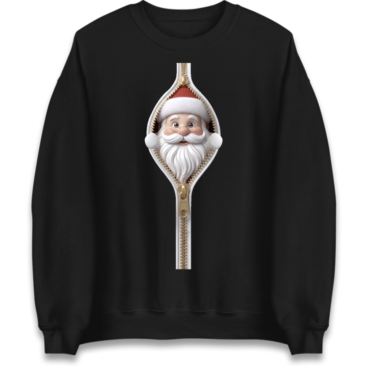 Santa Face Novelty Jumper