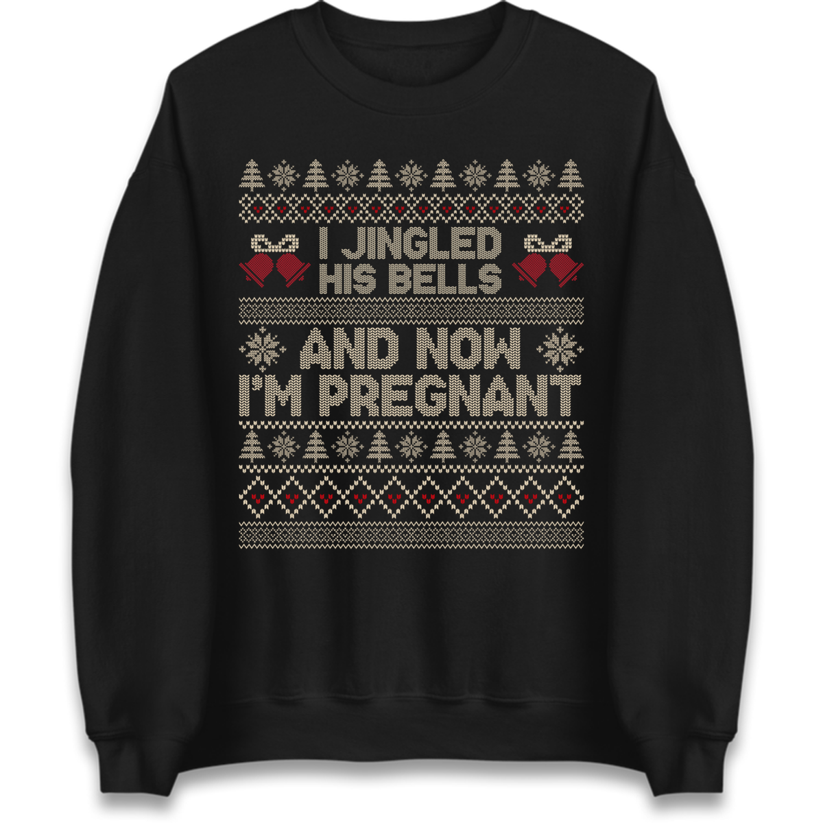 Pregnant At Christmas Jumper