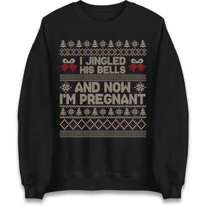 Pregnant At Christmas Jumper